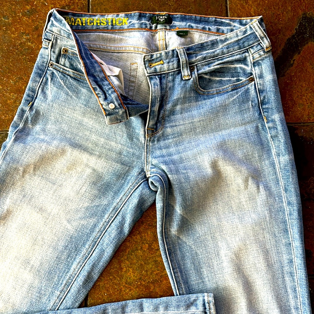 J. Crew Matchstick jeans with slight stretch in great pre-owned condition